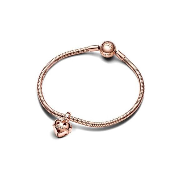 Pandora 14K Rose Gold Plated Moments Charm - Picture 3 of 4